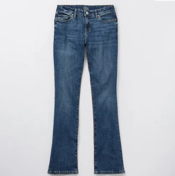 Like New! a.n.a Mid Rise Slim Fit Bootcut Jean 6T - Picture 2 of 9